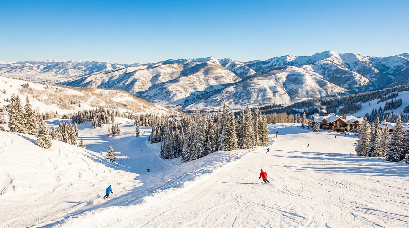 alpine majesty skiing a pristine mountain resort