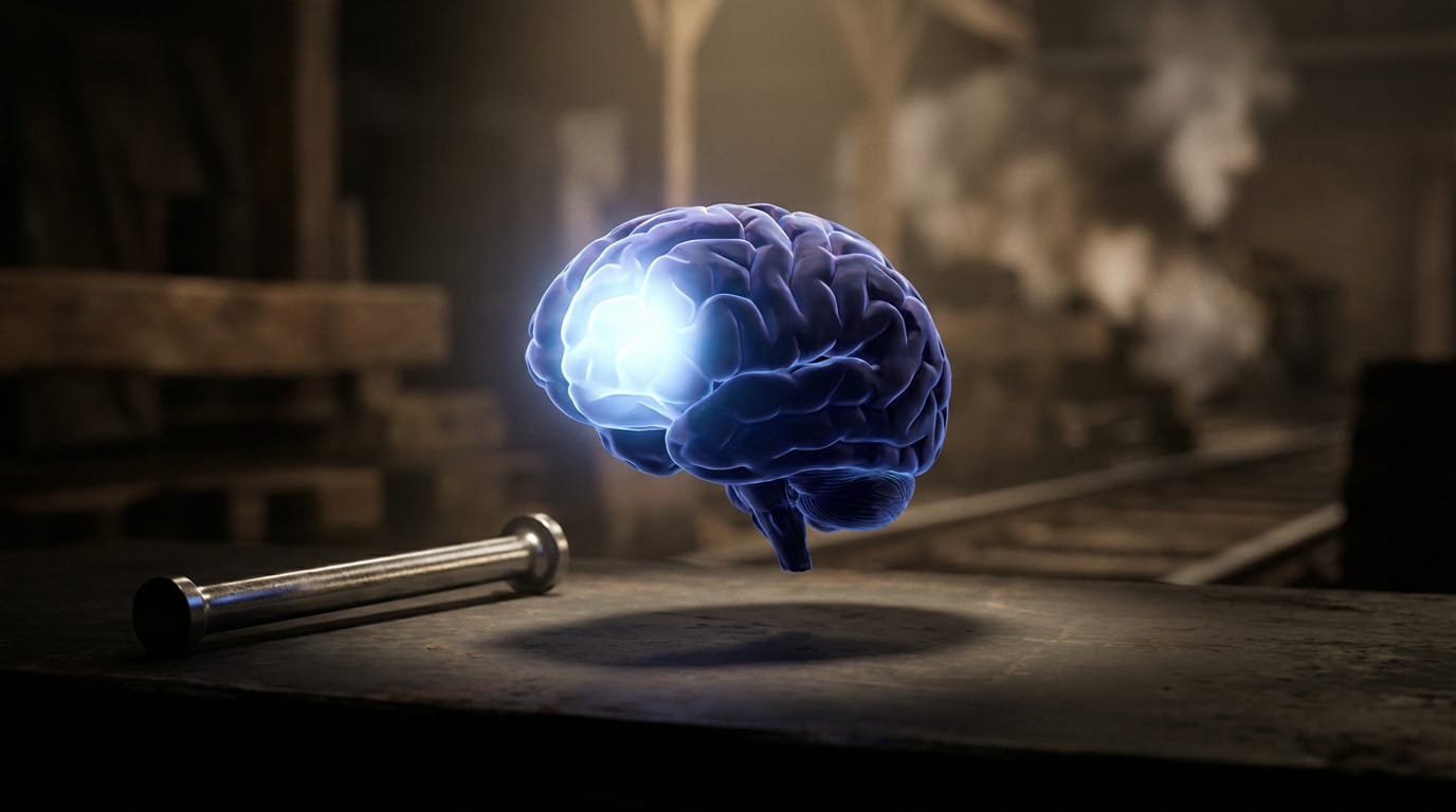 phineas gage frontal lobe and industrial echoes